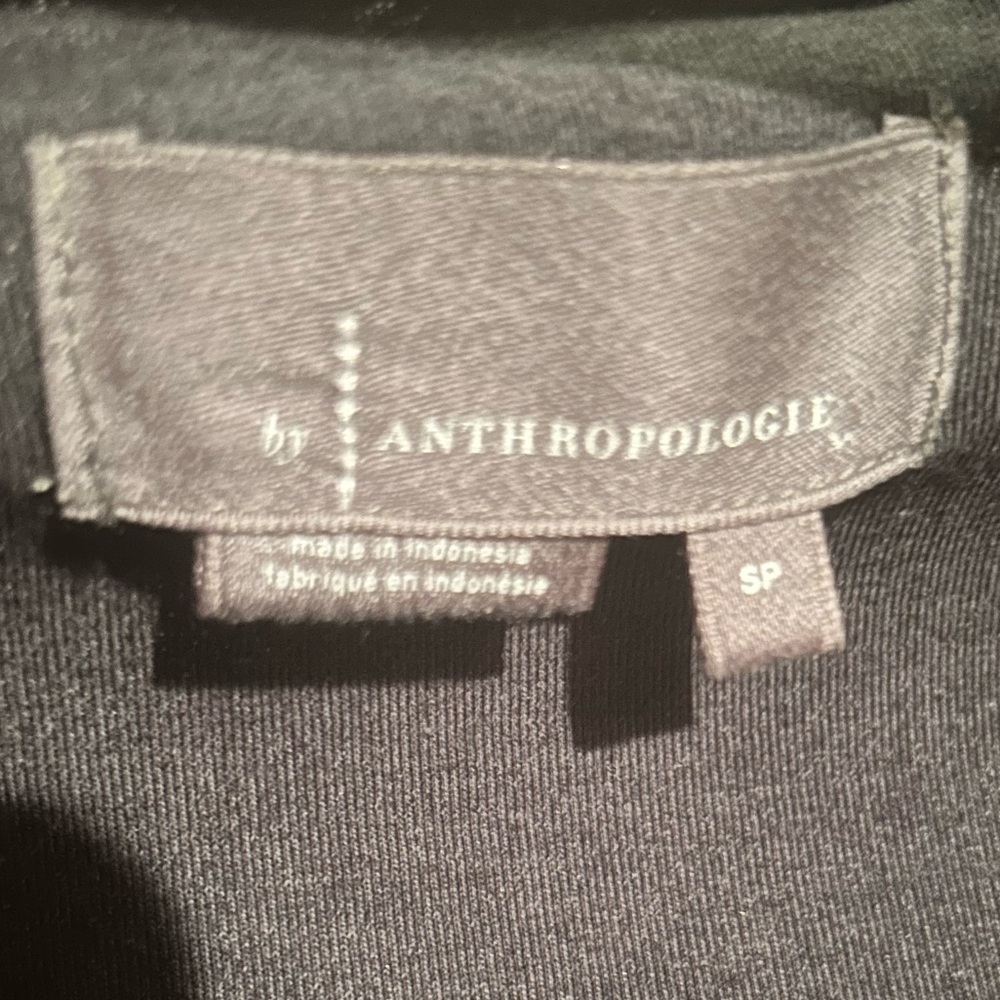 Anthropologie Tie-Front Fitted Midi Dress Small - Picture 7 of 10